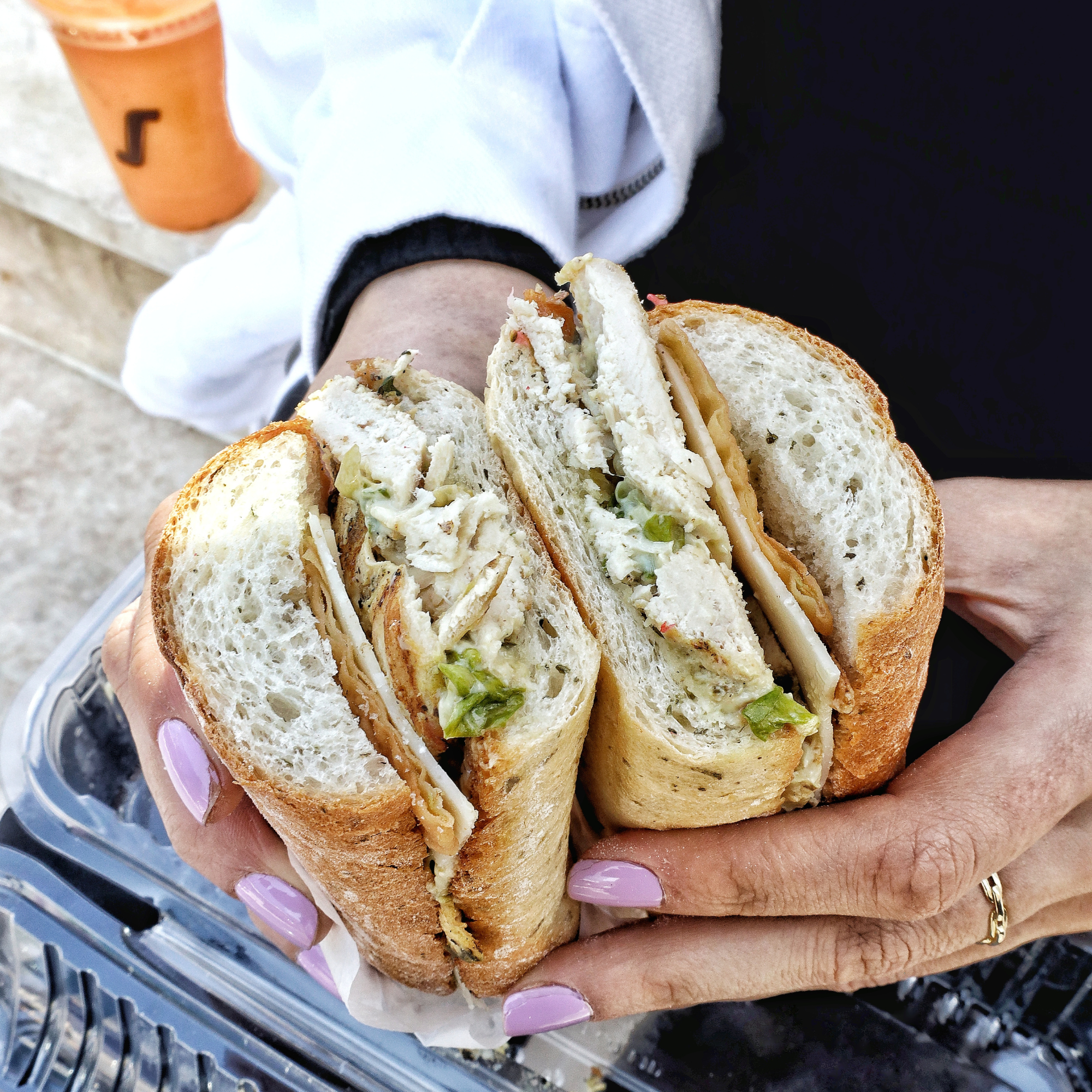 CHICKEN CAESAR SANDWICH - To Go