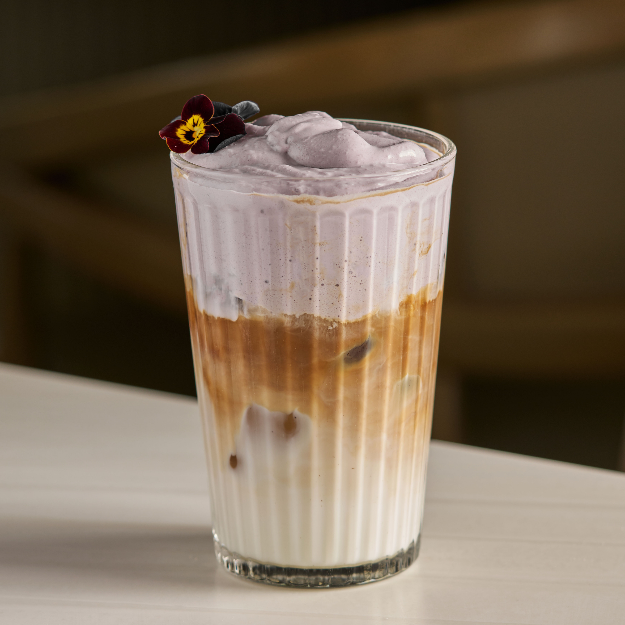 Taro Bloom Latte