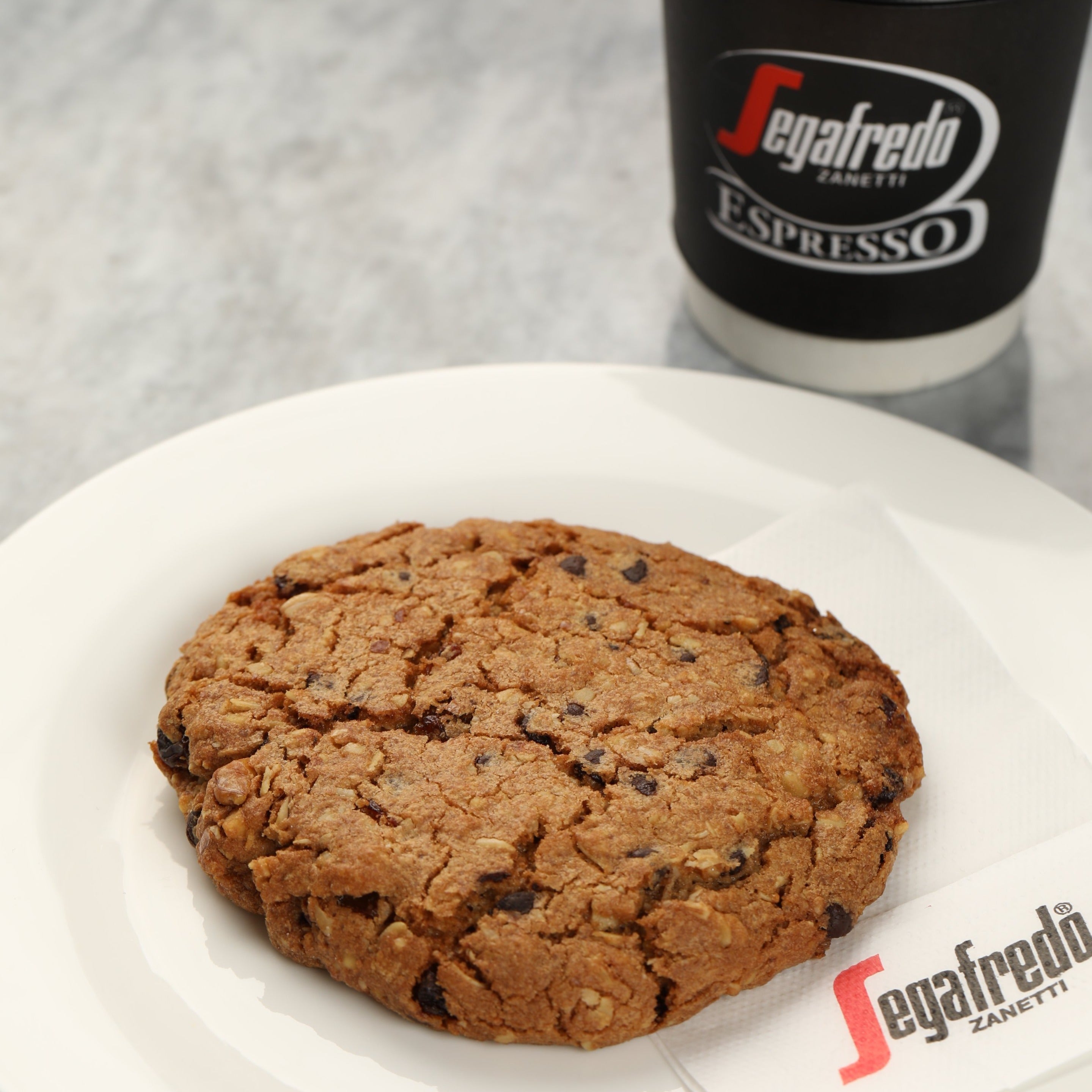 Oat, Raisin, & Chocolate Chip Cookie