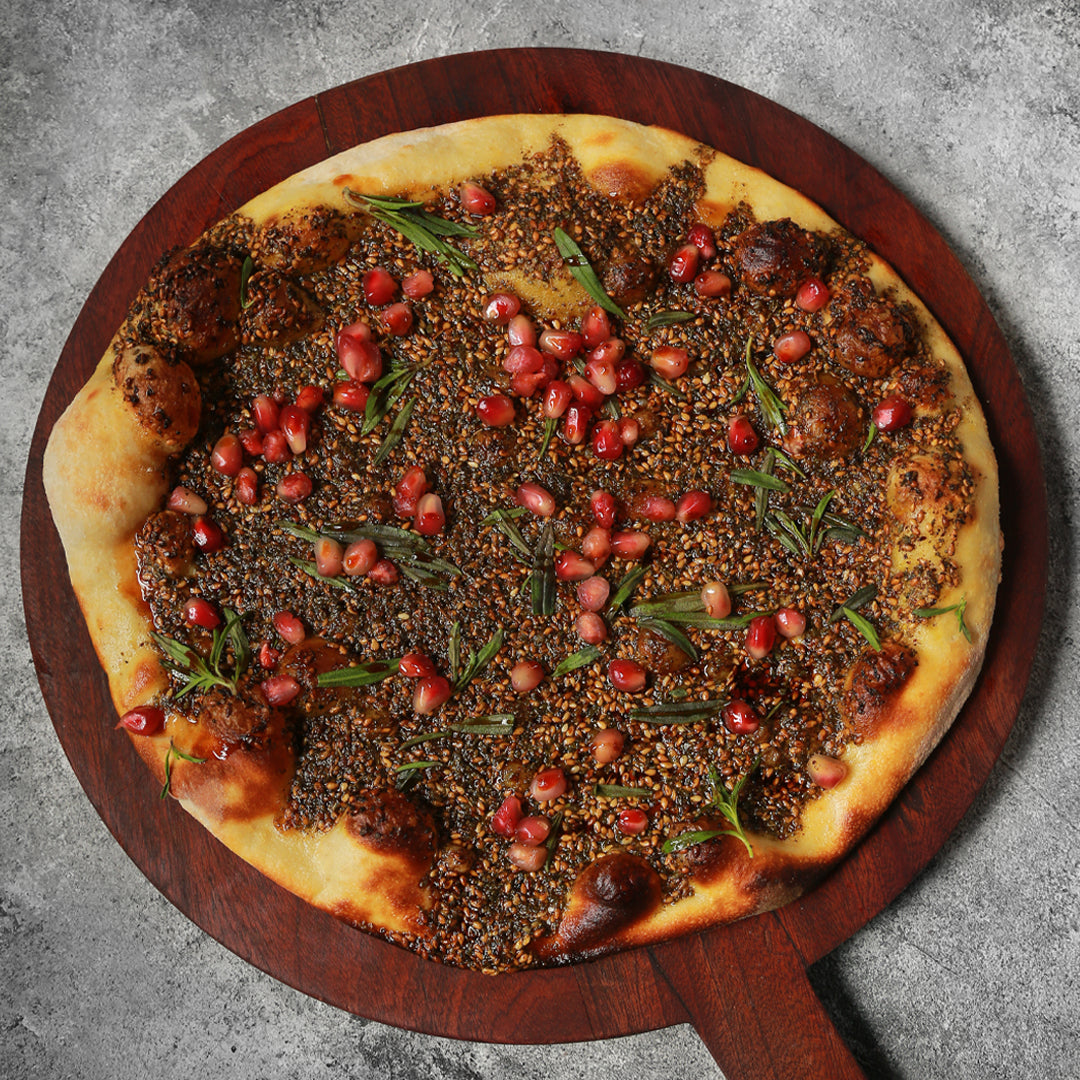 ZAATAR & POMEGRANATE MAN'OUSHEH